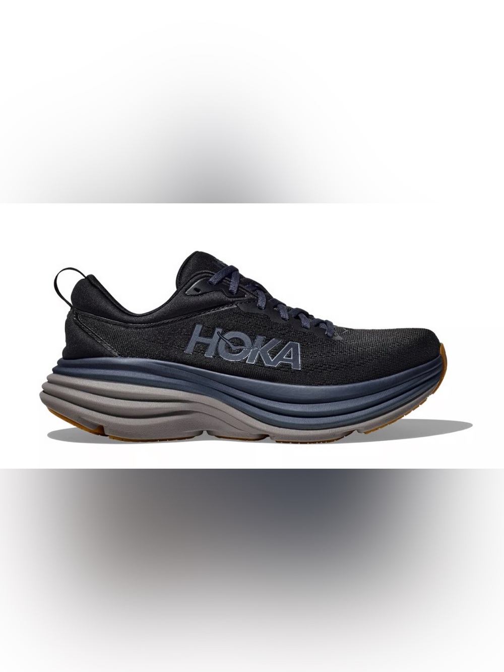 Men’s HOKA Bondi 8 ‘Black Iron Ore’ running shoes